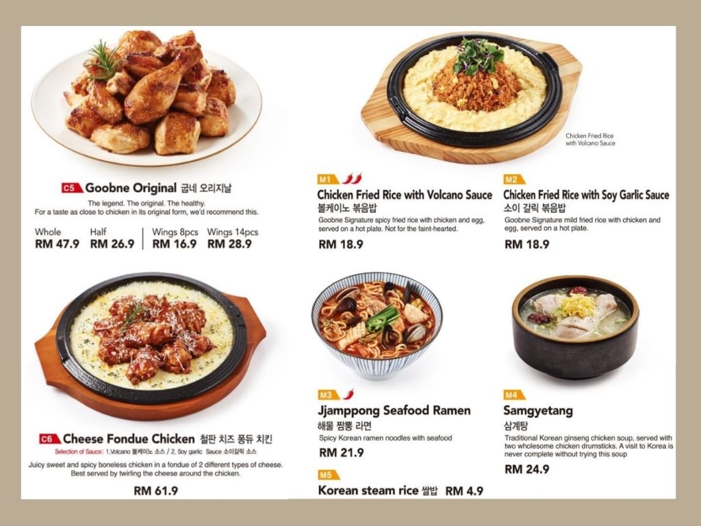 Menu Goobne Malaysia