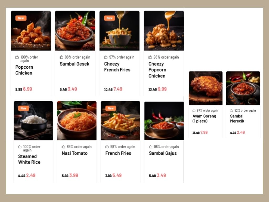 Menu Snacks Pop Meals Malaysia