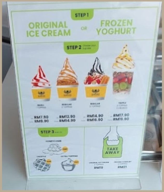 Original Ice Cream & Frozen Youghurt Bubblebee Malaysia