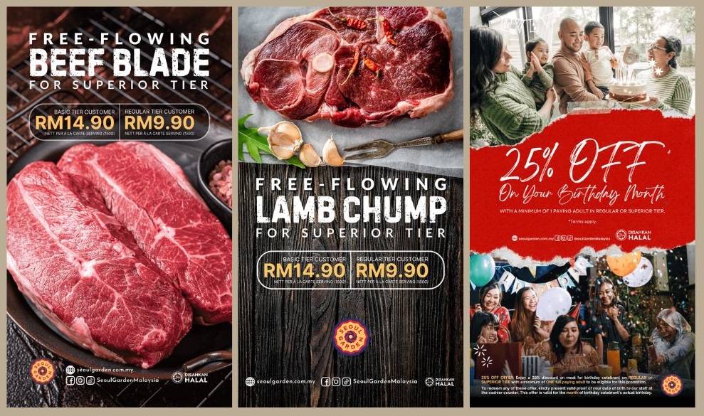 Promo Menu Seoul Graden Malaysia