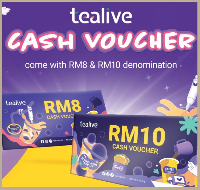 Voucher Tealive malaysia